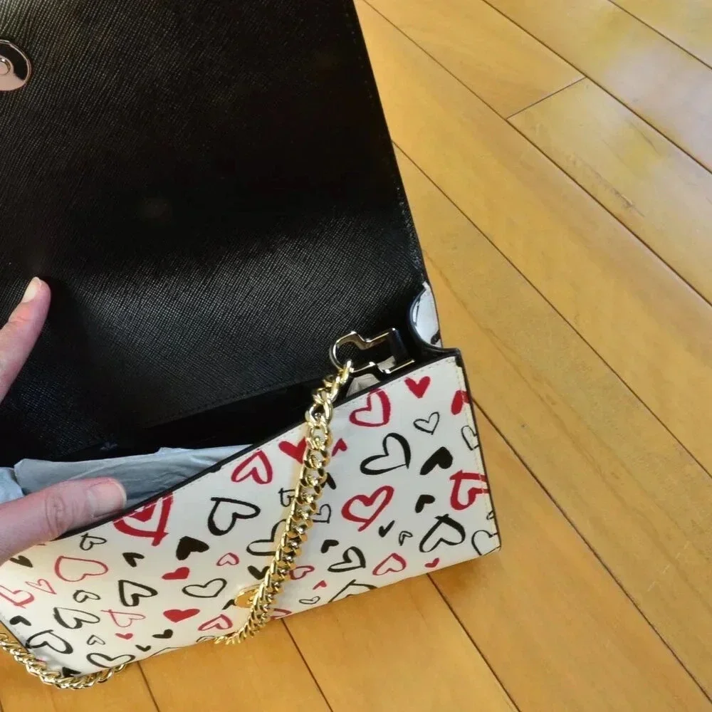 Kate Spade Carson Convertible Crossbody Heart Printed KA494